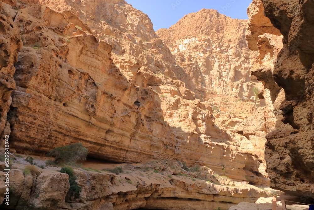 Wadi Shab, Tiwi, Oman: the beautiful scenic canyon near Muscat