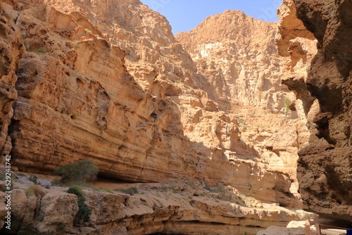 Wadi Shab  Tiwi  Oman  the beautiful scenic canyon near Muscat