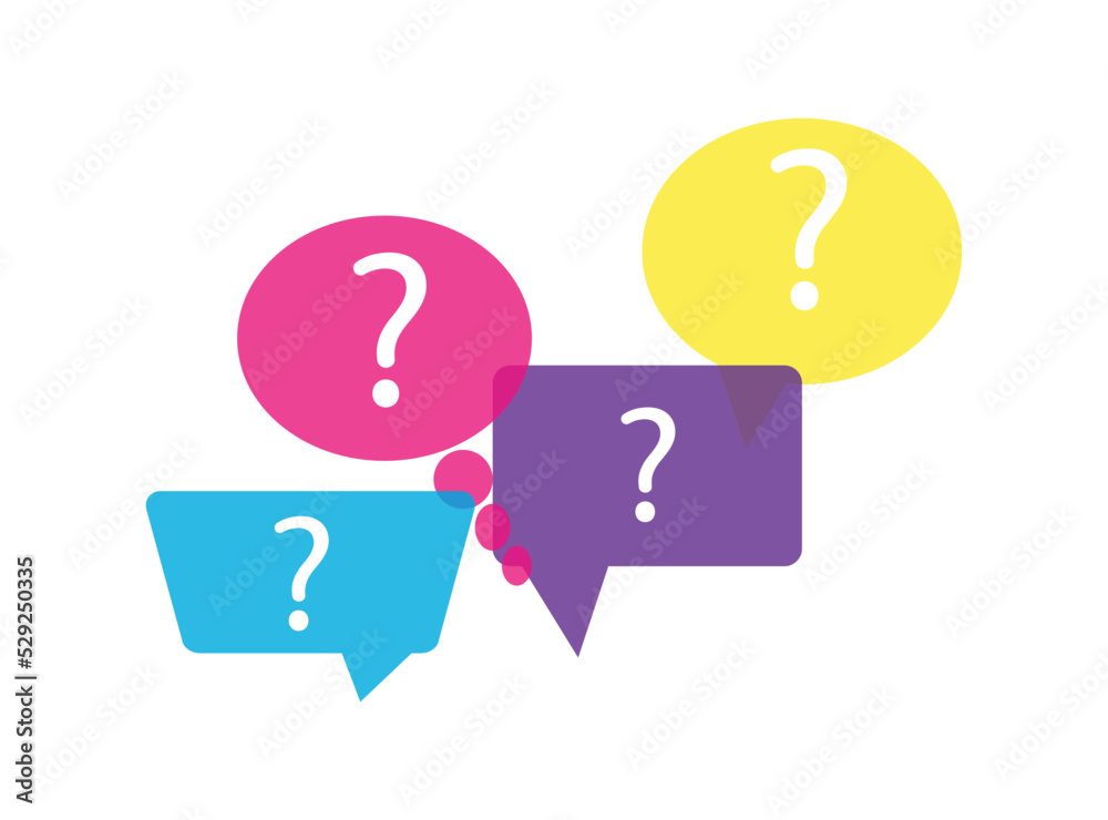 Question mark vector illustration Question mark vector illustration