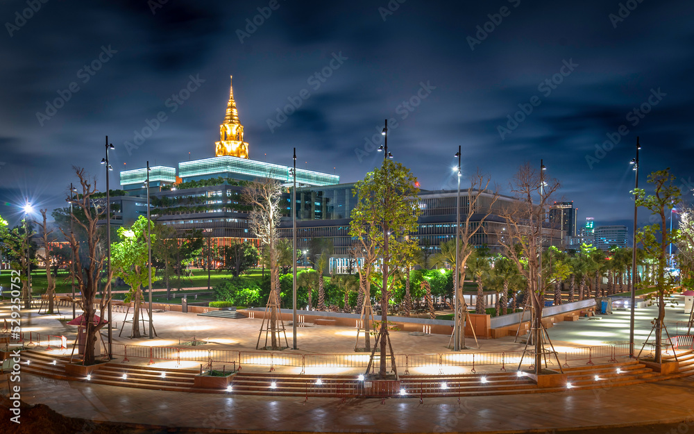 Sappayastan the national assembly of thailand golden pagoda in the