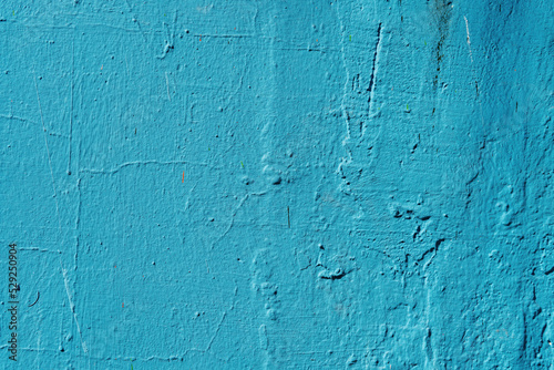 old blue painted concrete texture background 