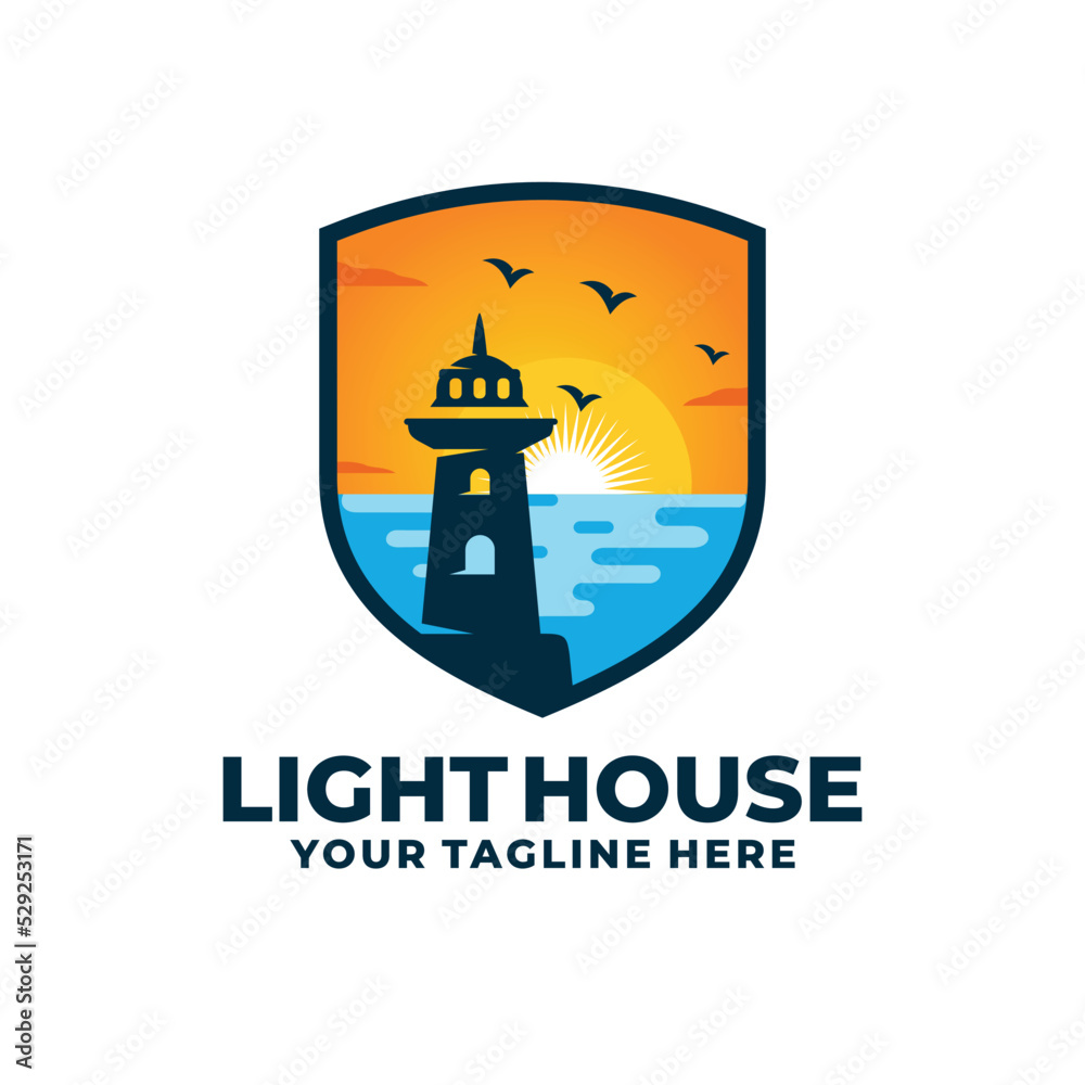 Light house logo vector illustration Light house logo vector illustration