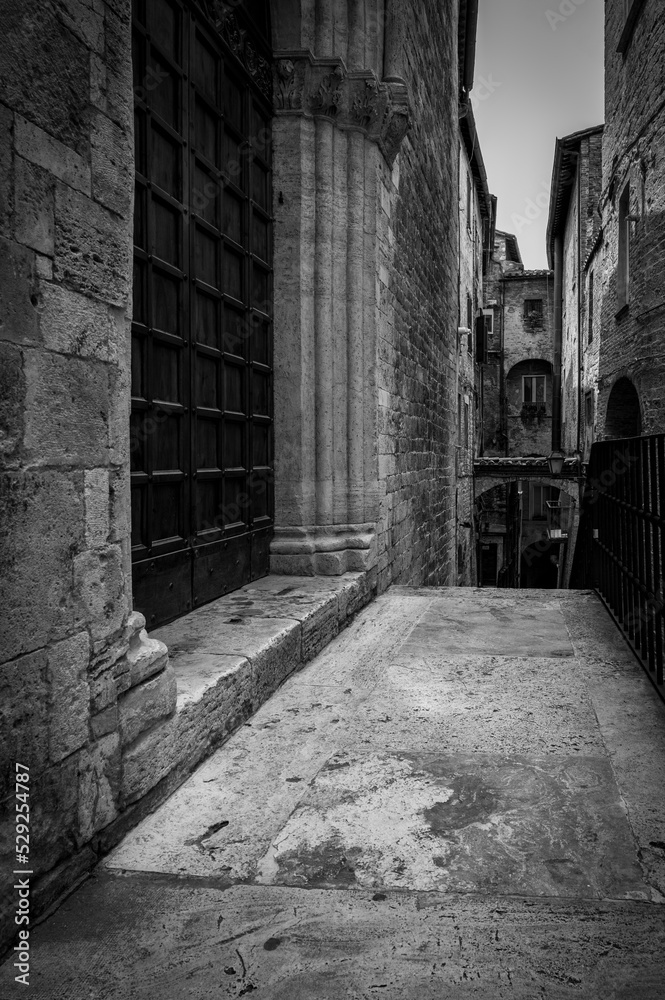 Perugia. Art of the palaces and churches of the medieval historic center. Perugia. Art of the palaces and churches of the medieval historic center.