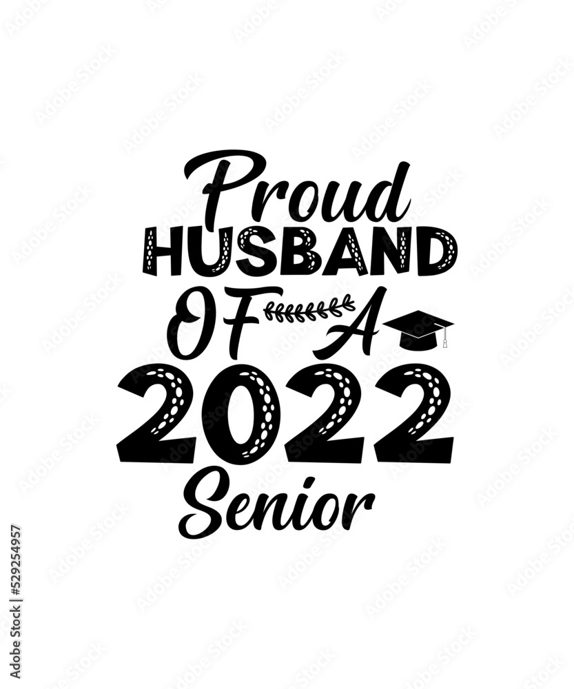 Fototapeta premium Graduation SVG Bundle, Graduation Shirt Design SVG, 2022 Grad SVG, Proud Family of the Graduate svg, svg files, clip art, cricut, silhouette