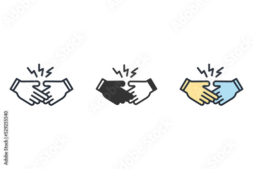 trust icons  symbol vector elements for infographic web