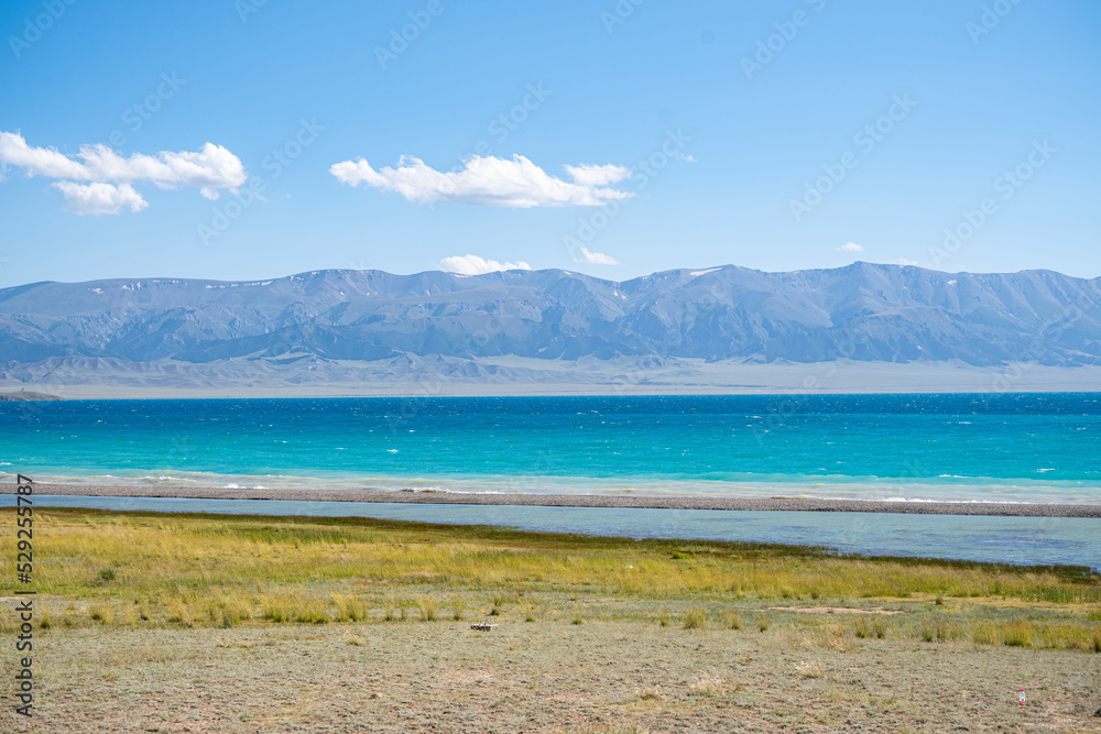 sailimu lake in Xinjiang China