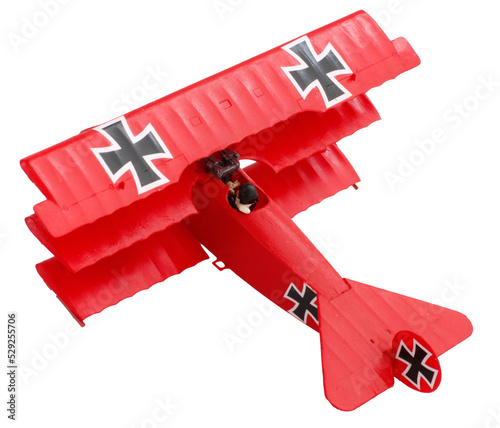 Tripeldecker Flugzeug Modell