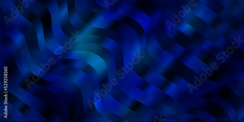 Dark BLUE vector texture with circular arc.