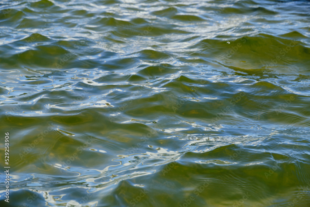 Background texture surface of the reservoir, transparent green water. Background texture surface of the reservoir, transparent green water.
