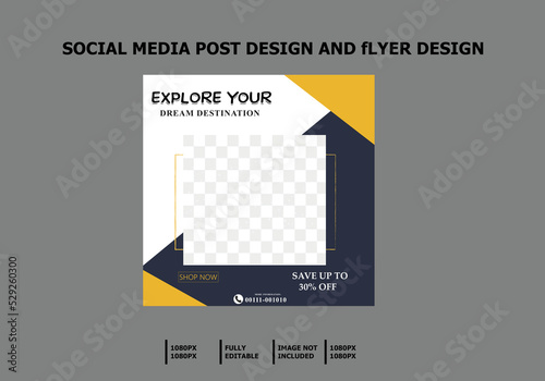 Modern Conference Social Media Post Template
