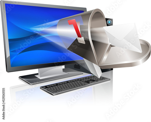 Computer email message concept