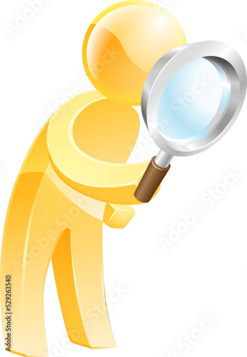 An illustration of a gold m...