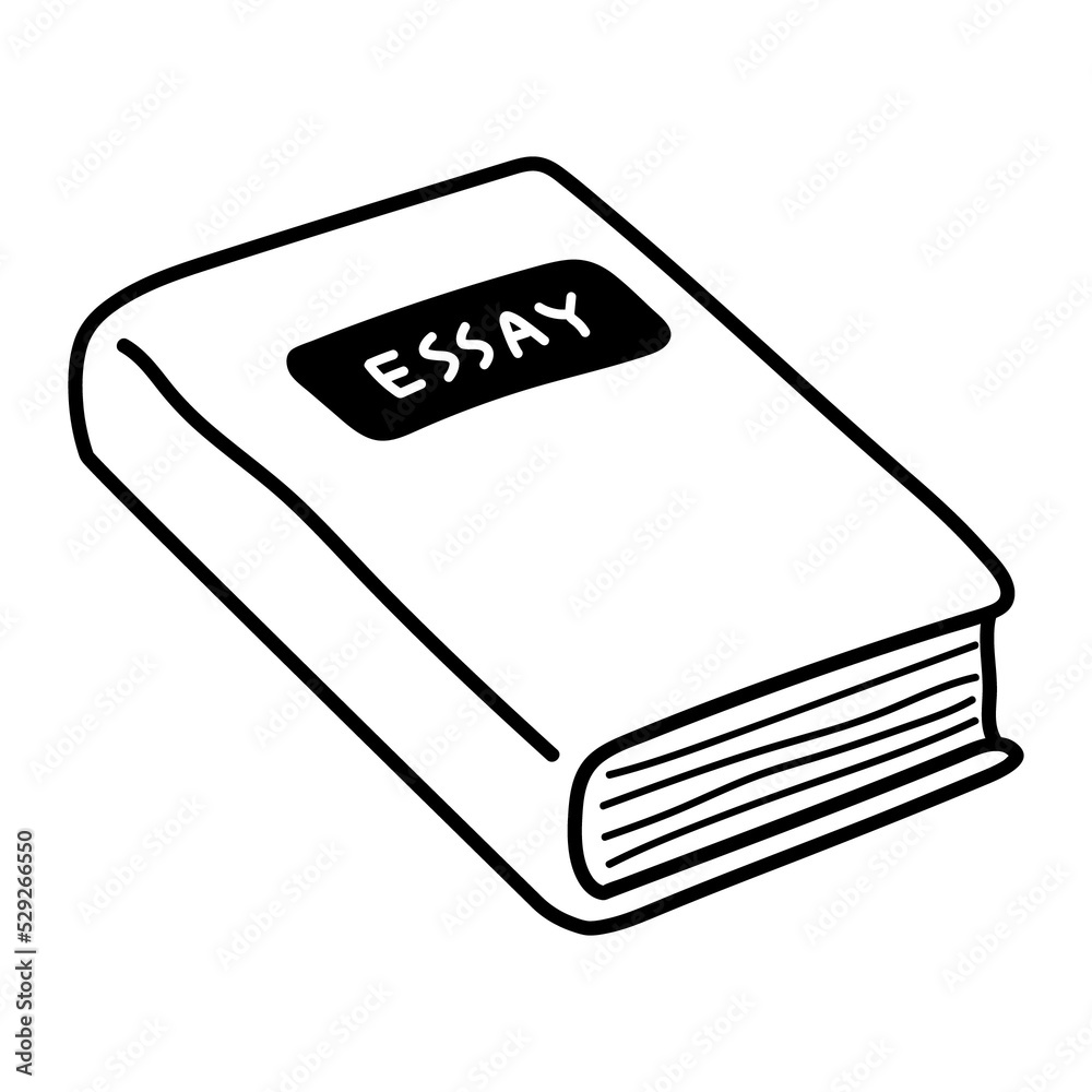 Hand drawn doodle icon - essay Hand drawn doodle icon - essay