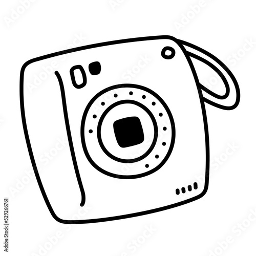 Hand drawn doodle icon - polaroid
