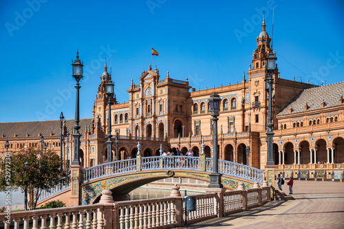 Sevilla downtown in spain