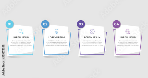 Presentation business infographic design template