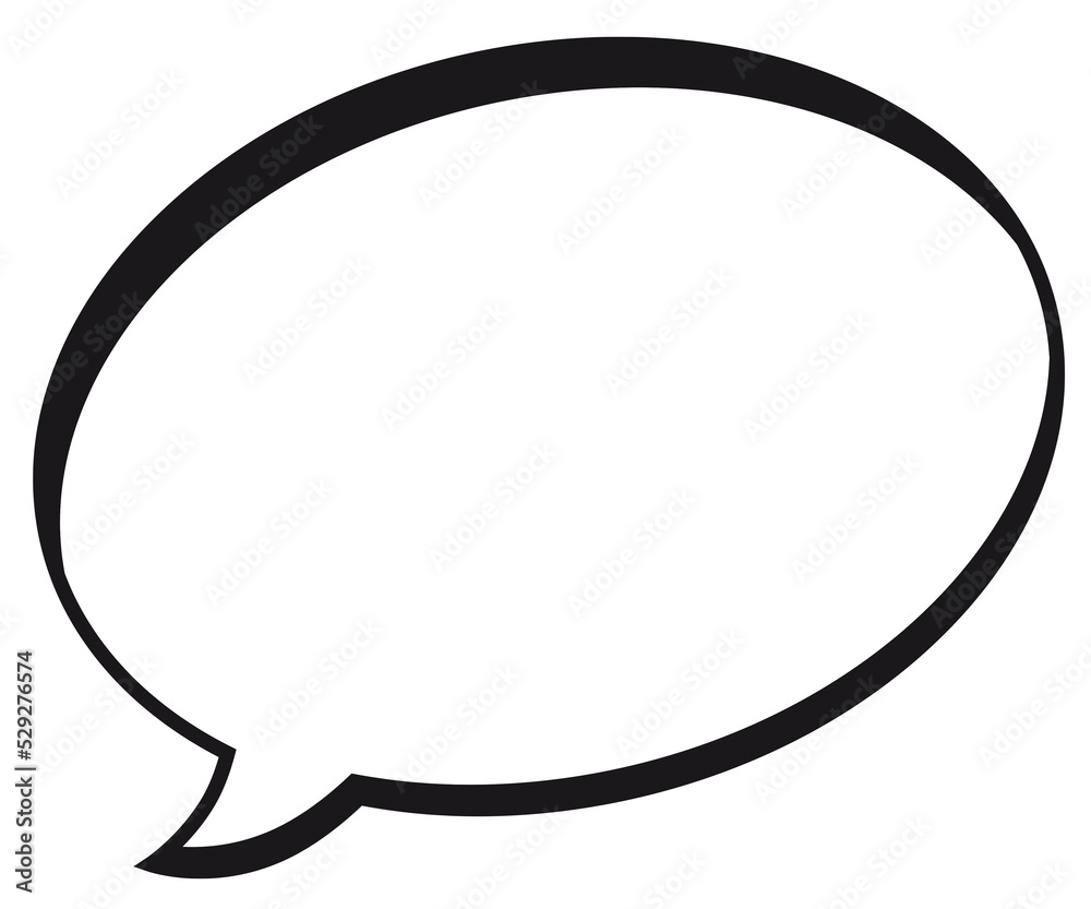 Isolated Comic Text Speech Bubble Illustration Asset Isolated Comic Text Speech Bubble Illustration Asset