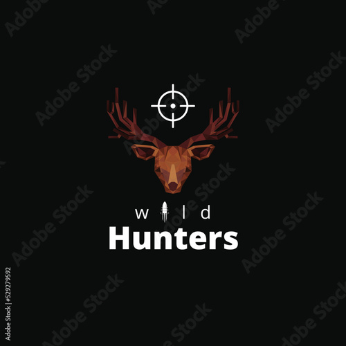 Fototapet Wild hunters logo