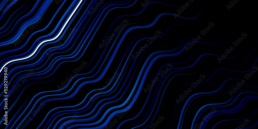 Dark BLUE vector template with lines. Dark BLUE vector template with lines.