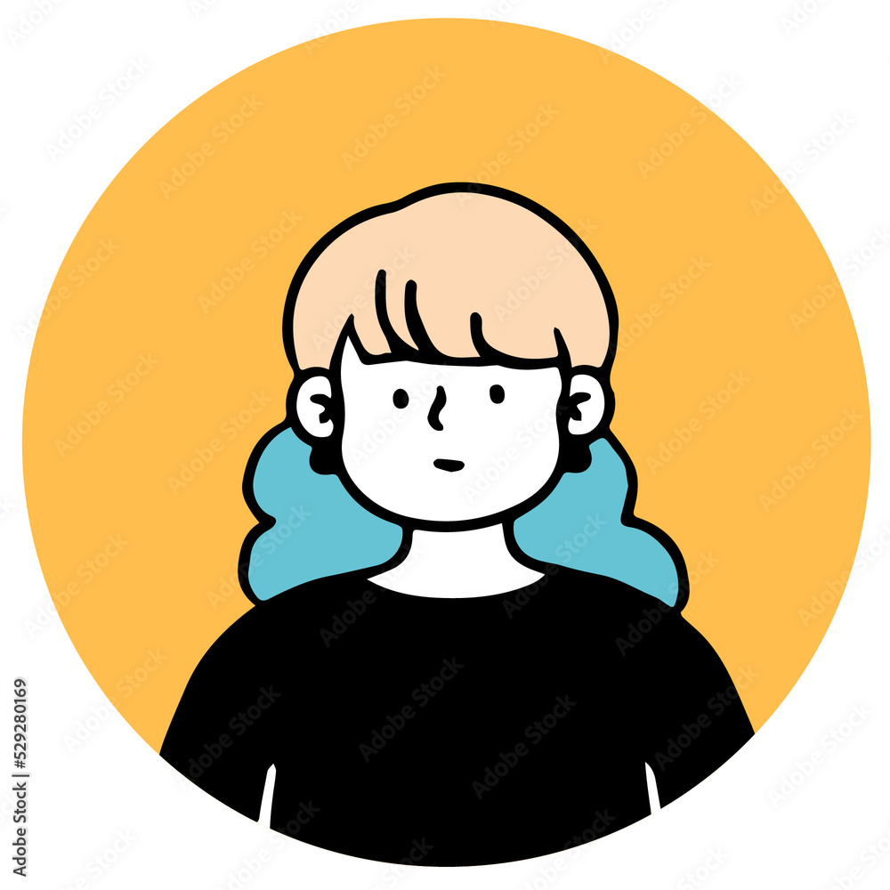 Outline avatars profile set, office workers, hand-drawn icon style, character design, vector illustration. Outline avatars profile set, office workers, hand-drawn icon style, character design, vector illustration.