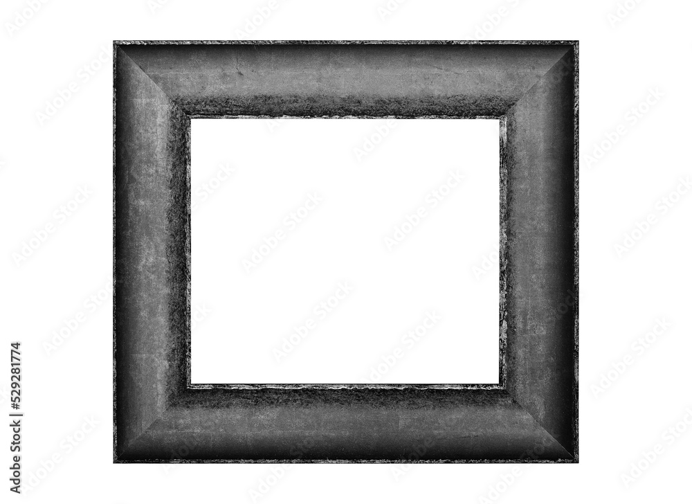 Fototapeta premium Framework in antique style. Vintage picture frame isolated on a transparent background in PNG format