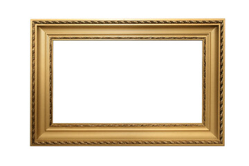 gold wooden frame