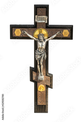 Crucifix with figure of Jesus photo