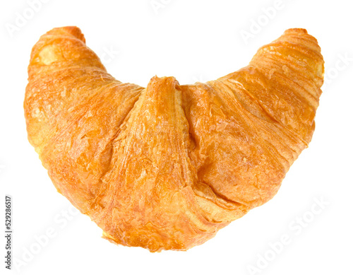 Fototapete fresh croissant isolated