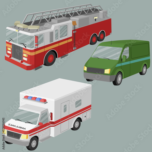 set of cars
