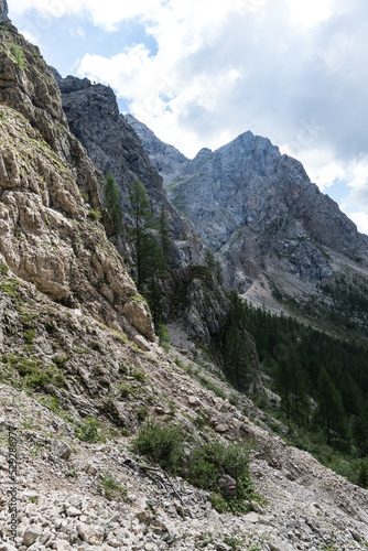 mountain in the mountains,  Forcella Franzei Route, Dolomites Alps, Italy  © Ghidu