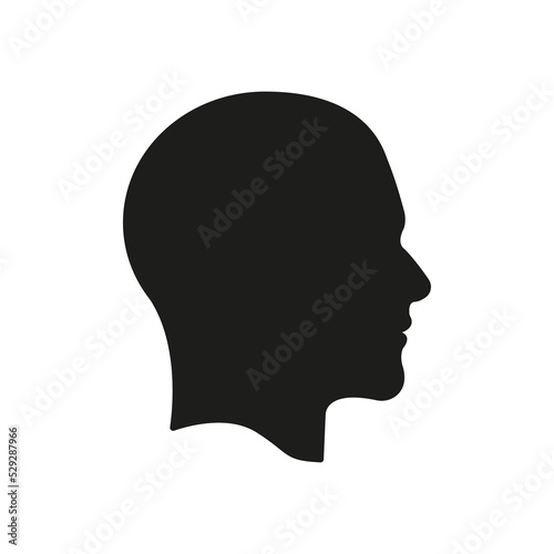 Human head. Vector illustration