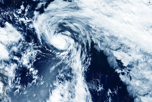 Hurricane, typhoon from space. Elements of this image furnished by NASA © Artsiom P