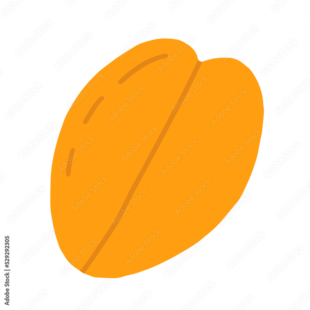 Hand drawn doodle peach vector illustration Hand drawn doodle peach vector illustration
