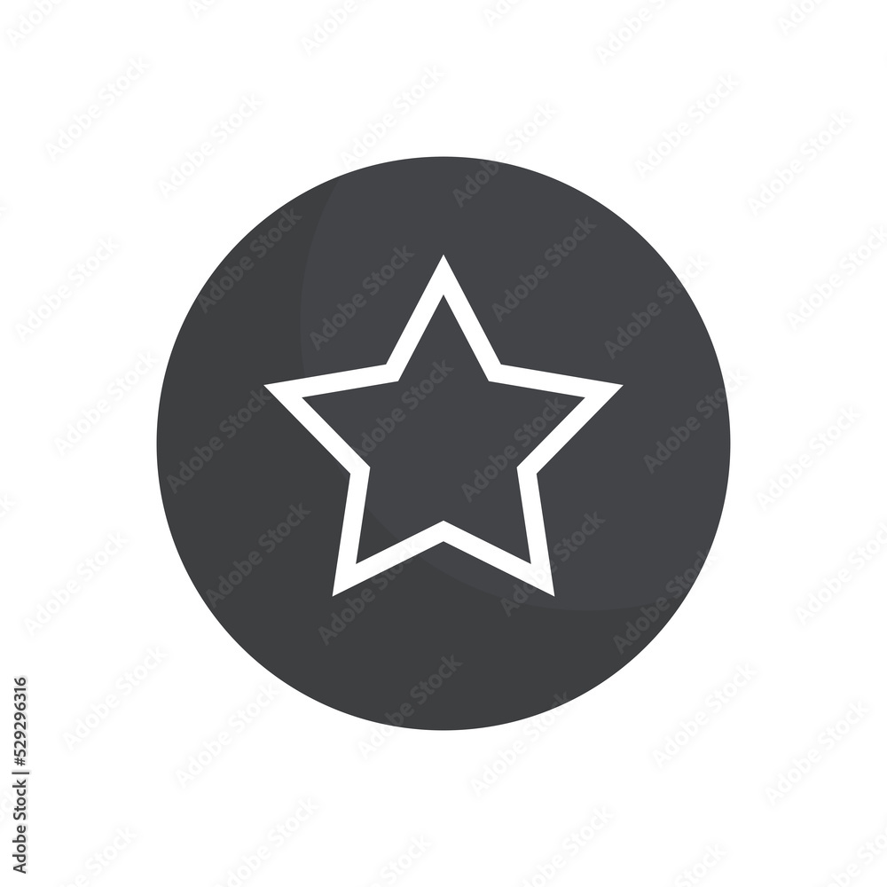 Icon star, trend, hit. Pictogram for web or marketplace, clothing category. Isolated raster illustration on a white background. Icon star, trend, hit. Pictogram for web or marketplace, clothing category. Isolated raster illustration on a white background.