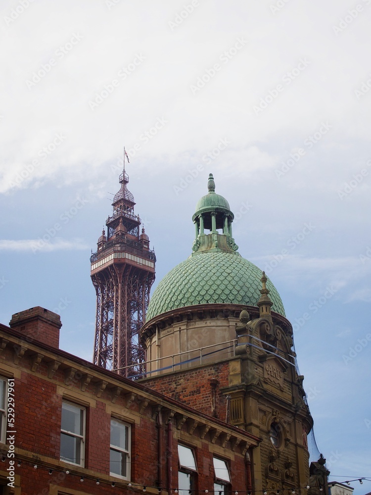 Blackpool  Theatre and Blackpool Tower 