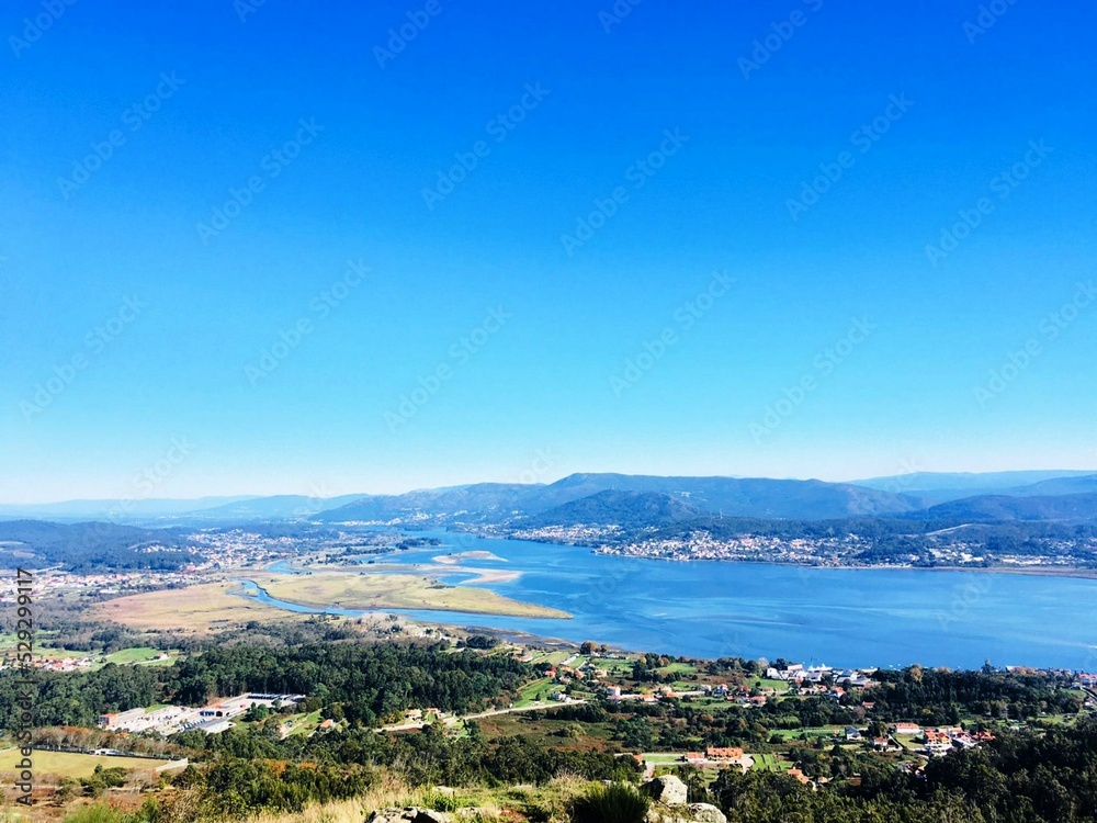 Perspectiva de la Ría de Vigo, Galicia