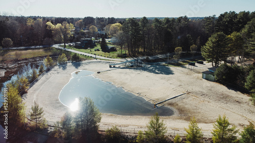pond in a park