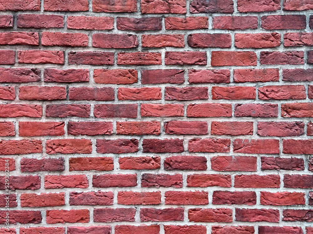 Obraz premium レンガブロックの壁面テクスチャ