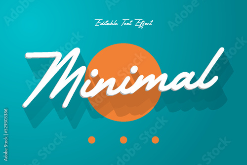 Text Effect, Minimal Text