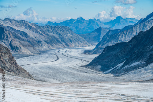 Aletsch Glacier at Jungfraujoch
