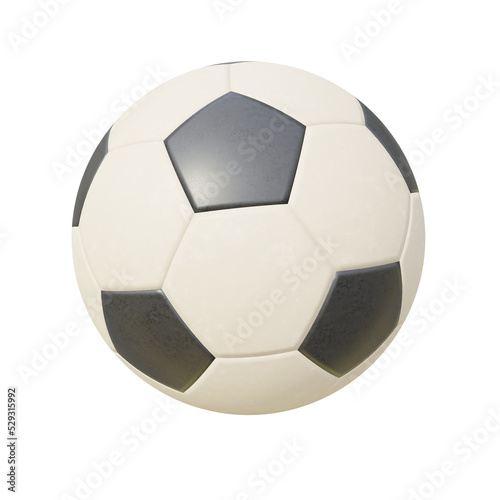 Classic soccer ball.