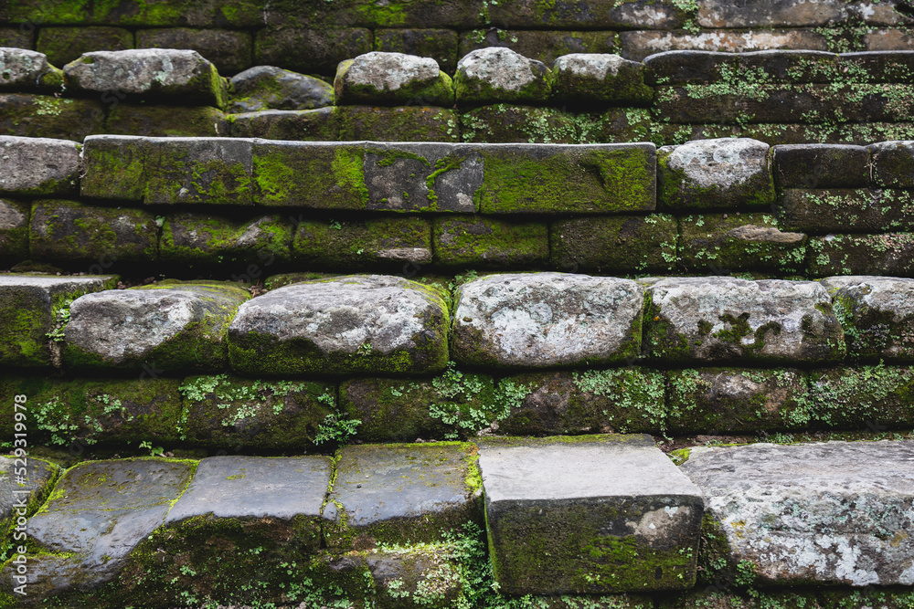 Old Steps at a Temple in Bali, Indonesia Old Steps at a Temple in Bali, Indonesia