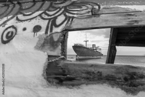 Ship wreck Lanzarote photo