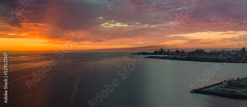Steel Mill, Lake Michigan, East Chicago, Indiana