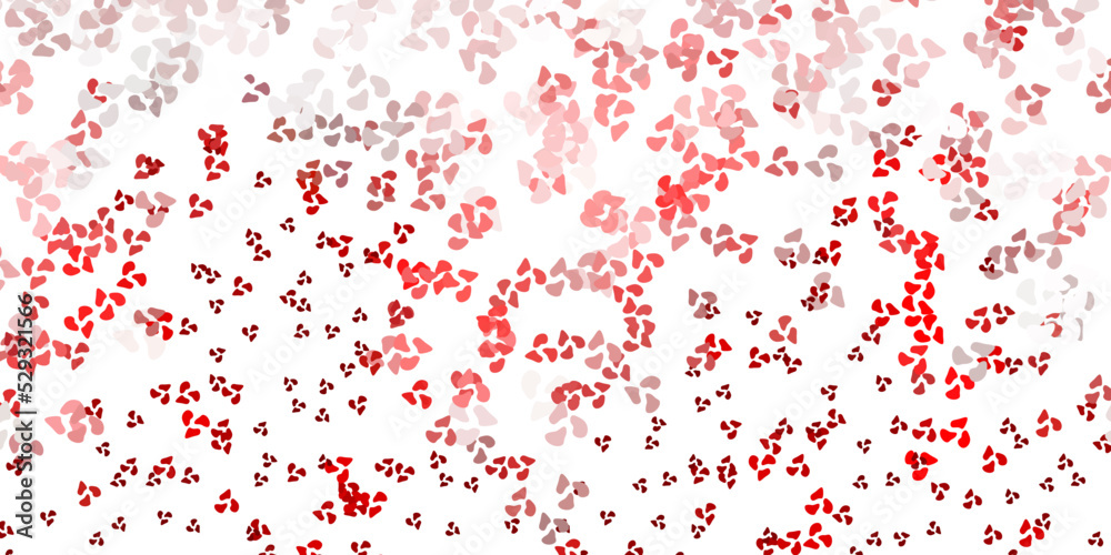 Light red vector template with abstract forms. Light red vector template with abstract forms.