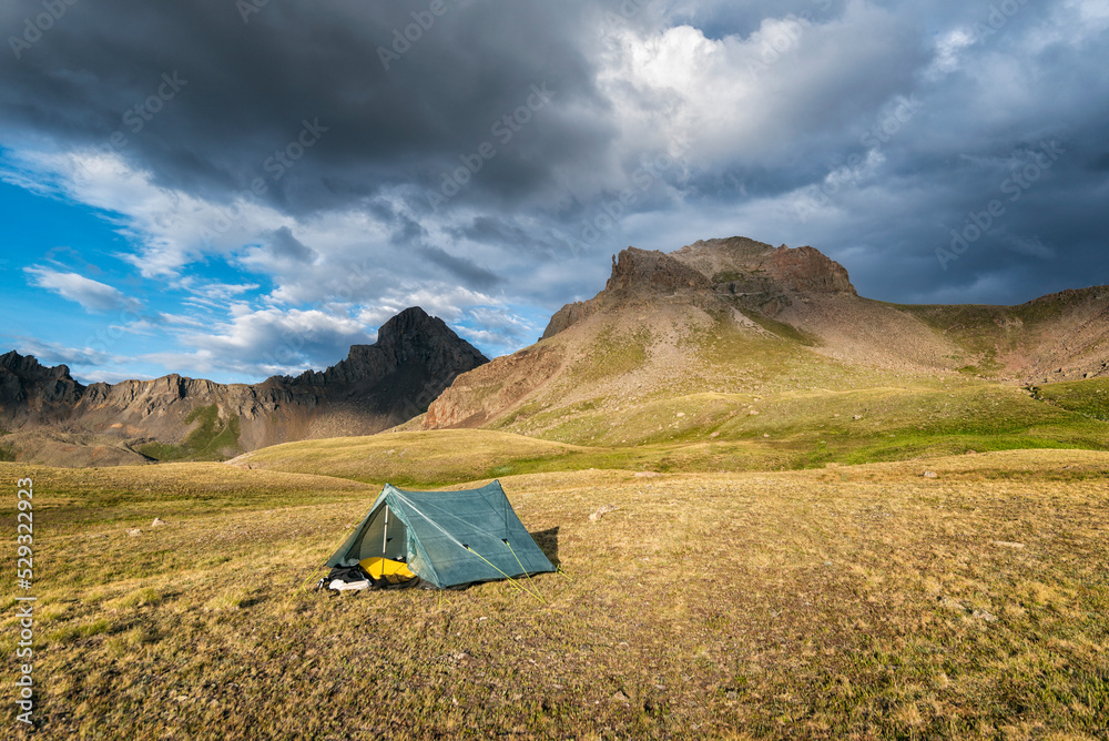 Camping in the Wetterhorn Basin Camping in the Wetterhorn Basin