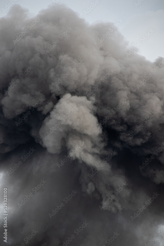 Fototapeta premium Volcan humo