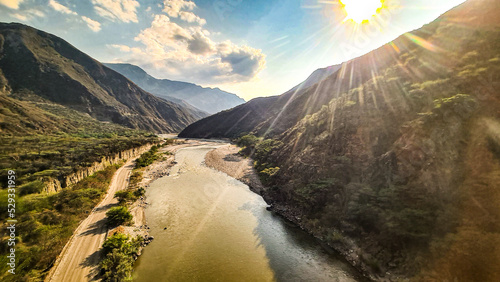 Foto view of the river