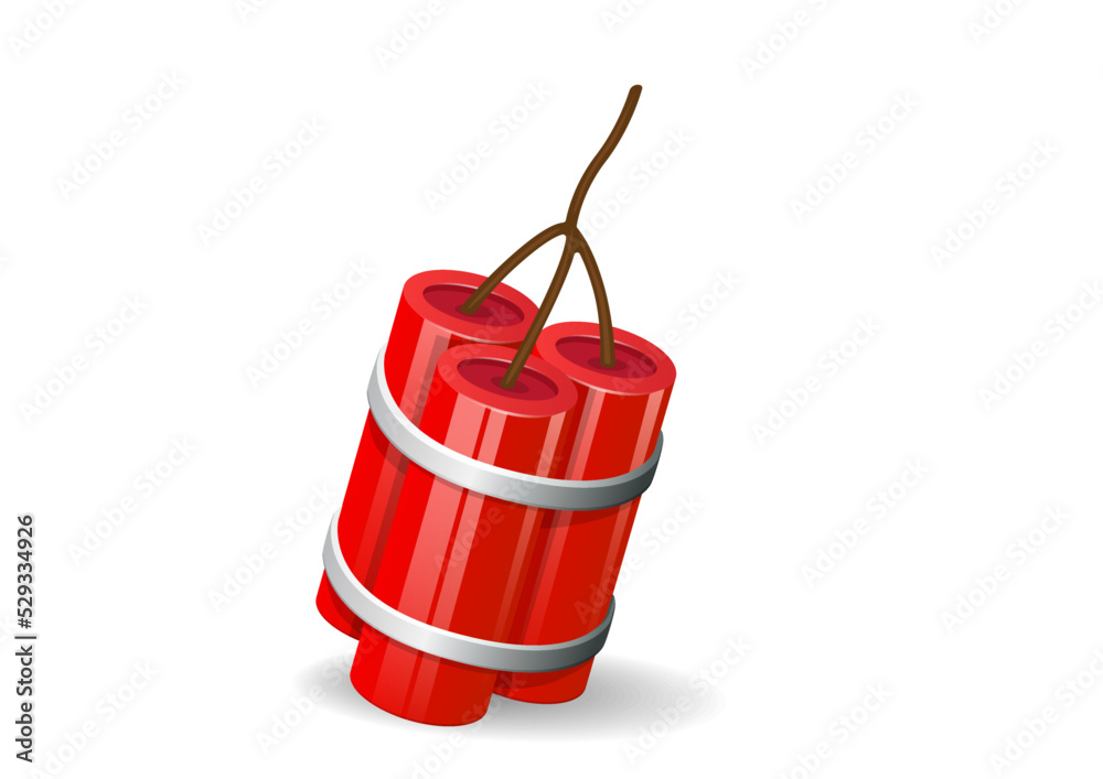 dynamites icon isolated