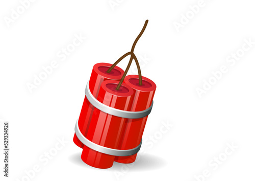 dynamites icon isolated